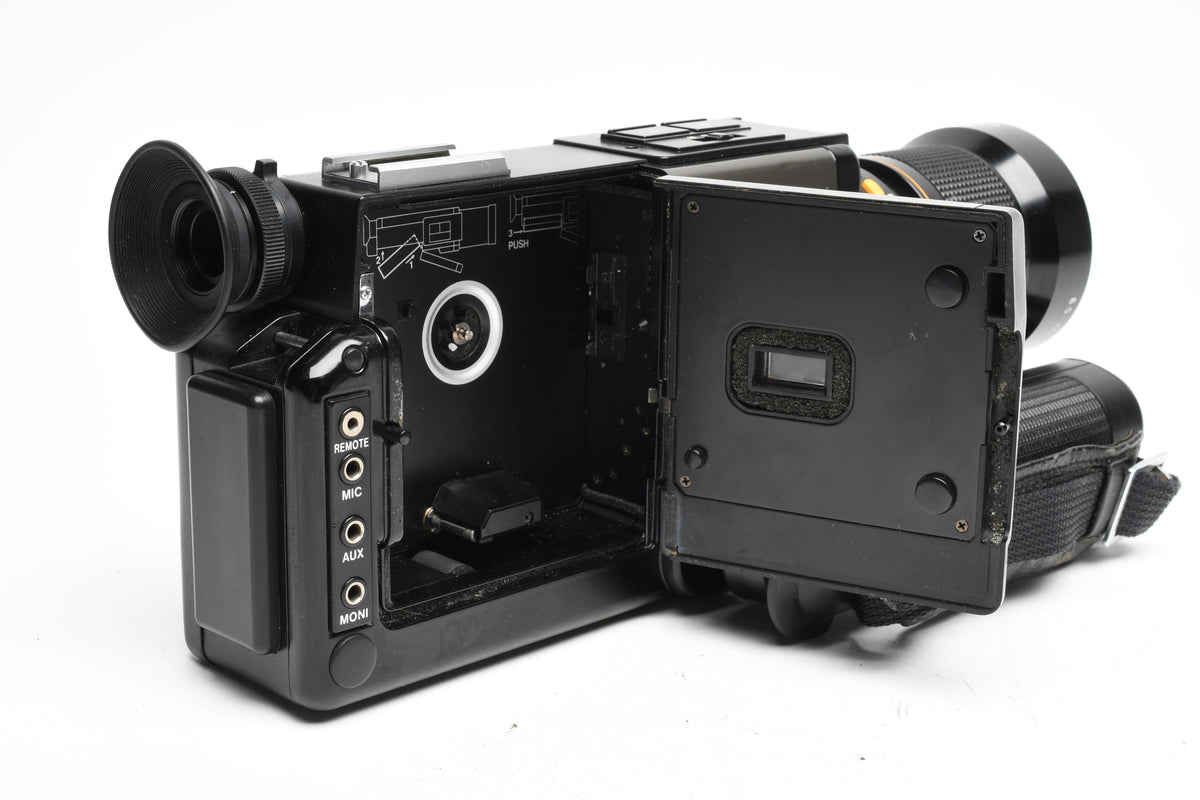 Canon 1014 XL-S Super 8 8mm Film Movie Camera 6.5-65mm F/1.4, Parts or Repair