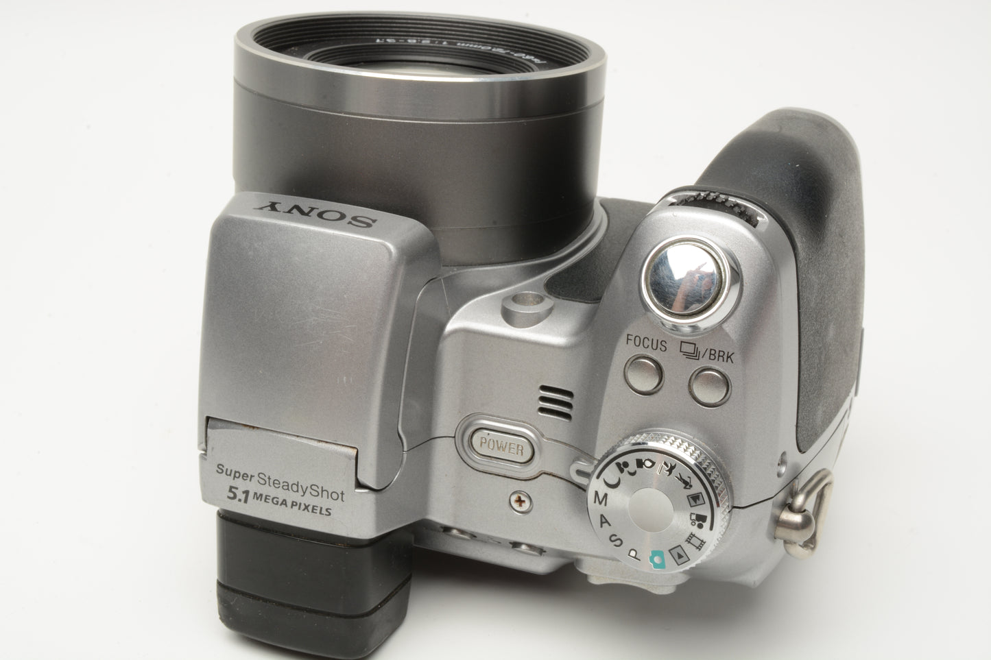 Sony DSC-H1 5.1MP Digital Point&Shoot camera, stick, cap, tested