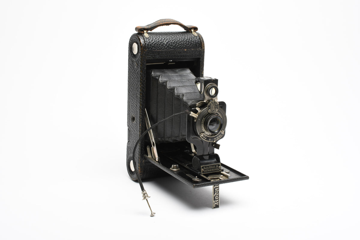 Kodak 1A Junior 116 folding vintage camera w/Stencil, works