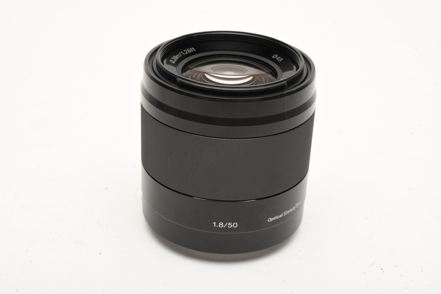 Sony 50mm f1.8 FE OSS SEL50F18 Prime lens, Hood, Light use