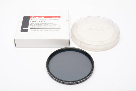 Canon 77mm Circular Polarizing filter PL-C II, very clean, boxed