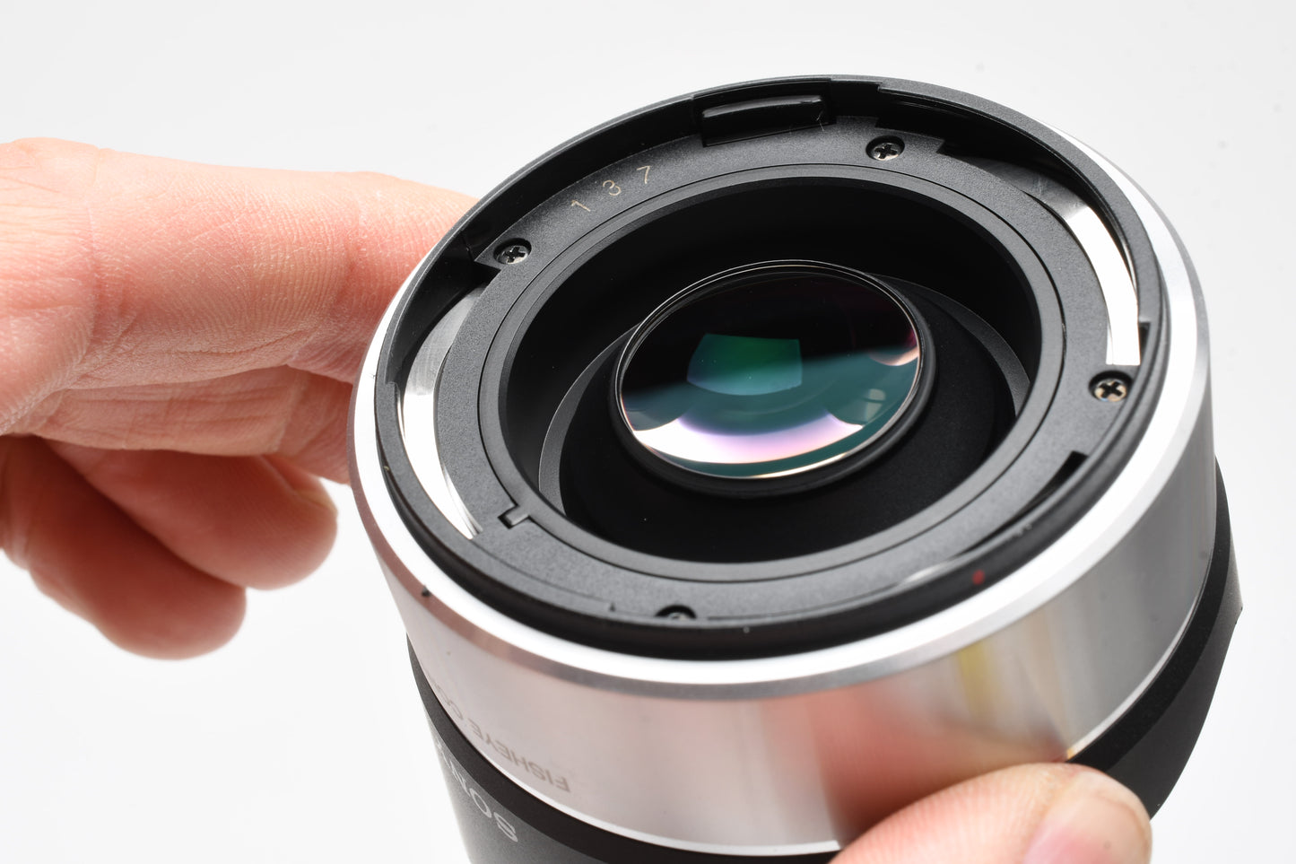 Sony VCL-ECF1 .62X Fisheye Converter w/Caps and case, Mint, Boxed