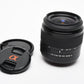 Sony DT 18-55mm f3.5-5.6 II zoom lens, Caps, Stiff zoom, still great