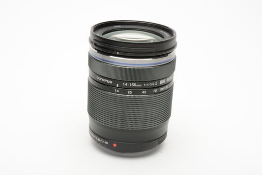Olympus ED 14-150mm f4-5.6 II MSC w/Hood, Mint Boxed USA Version