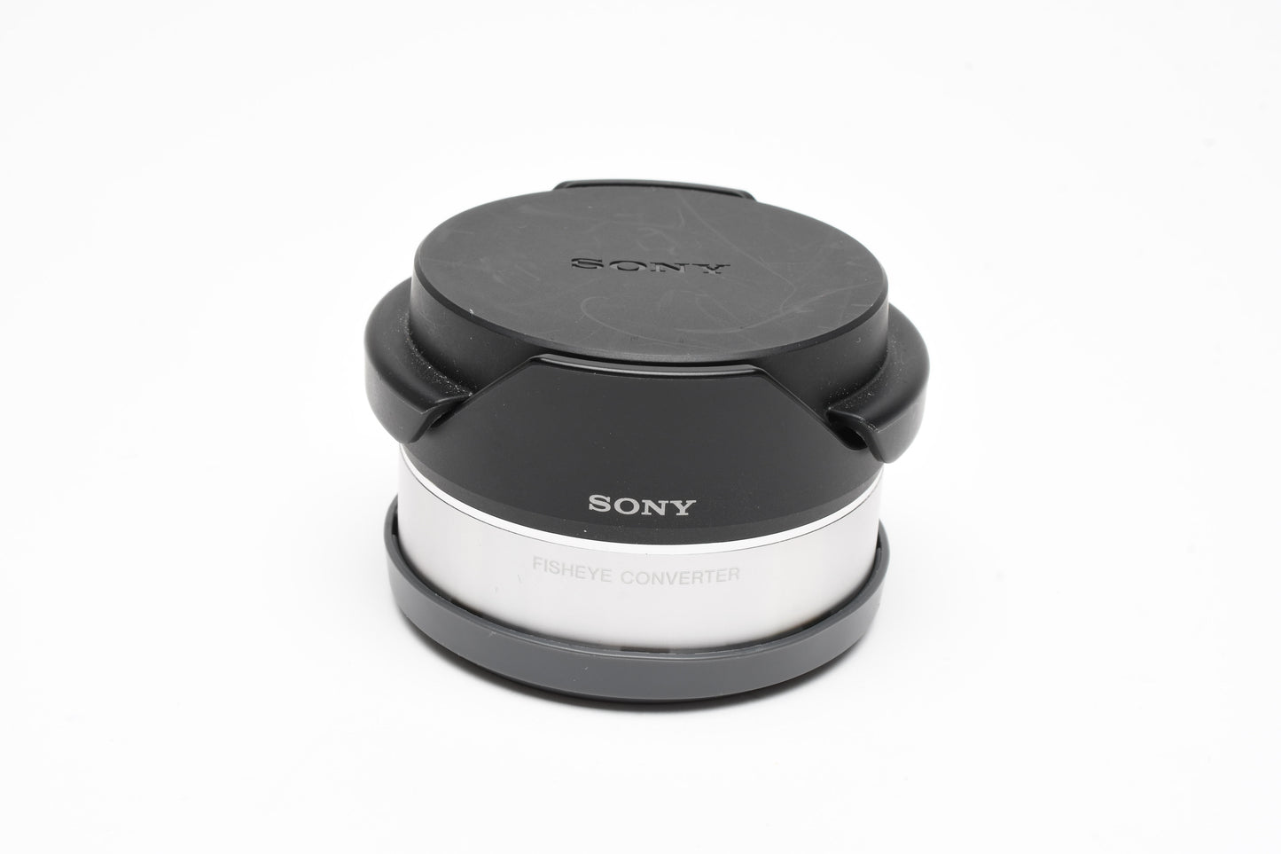 Sony VCL-ECF1 .62X Fisheye Converter w/Caps and case, Mint, Boxed