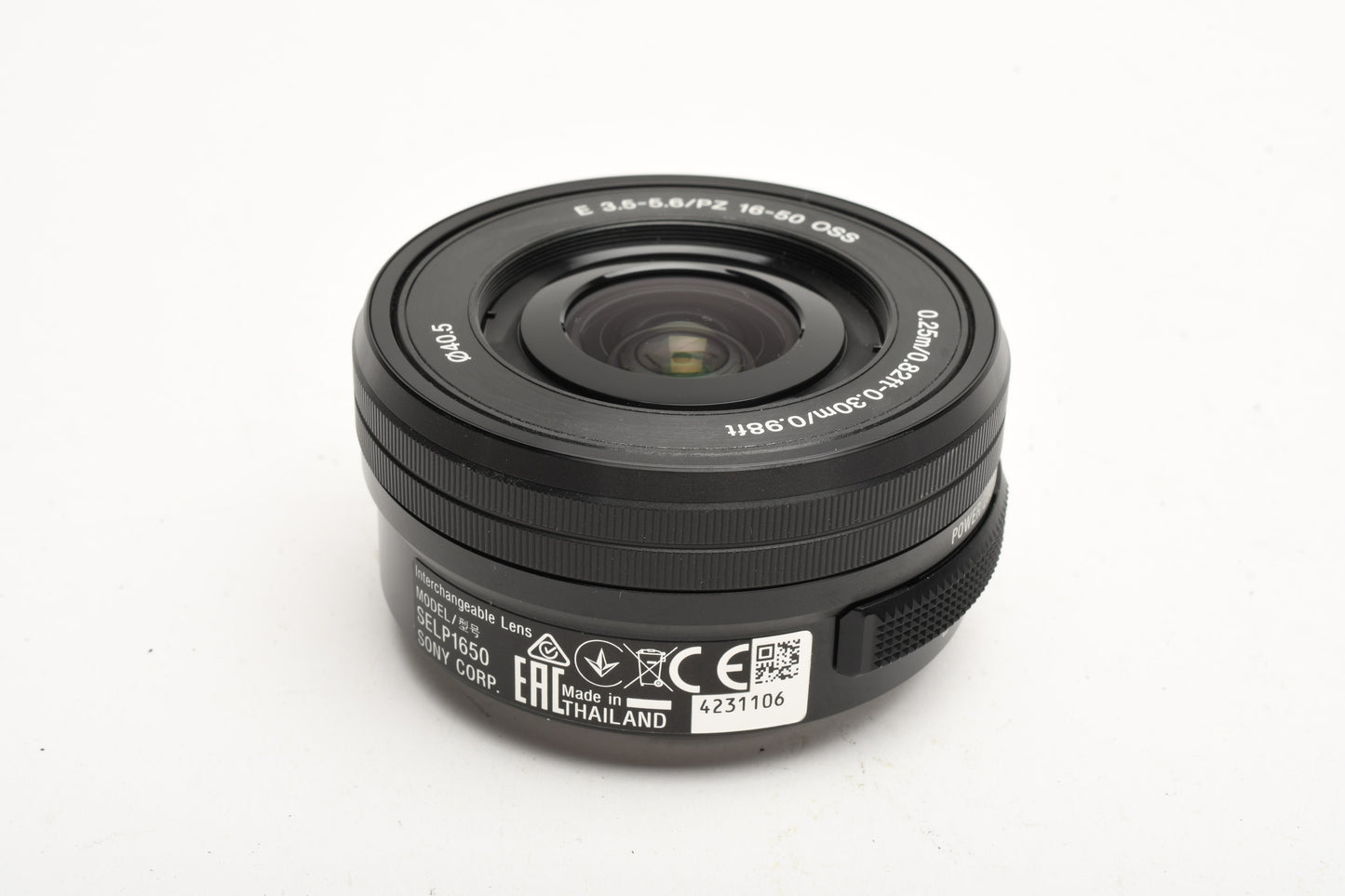 Sony 16-50mm f3.5-5.6 E-Mount OSS zoom w/Caps (Black) Clean