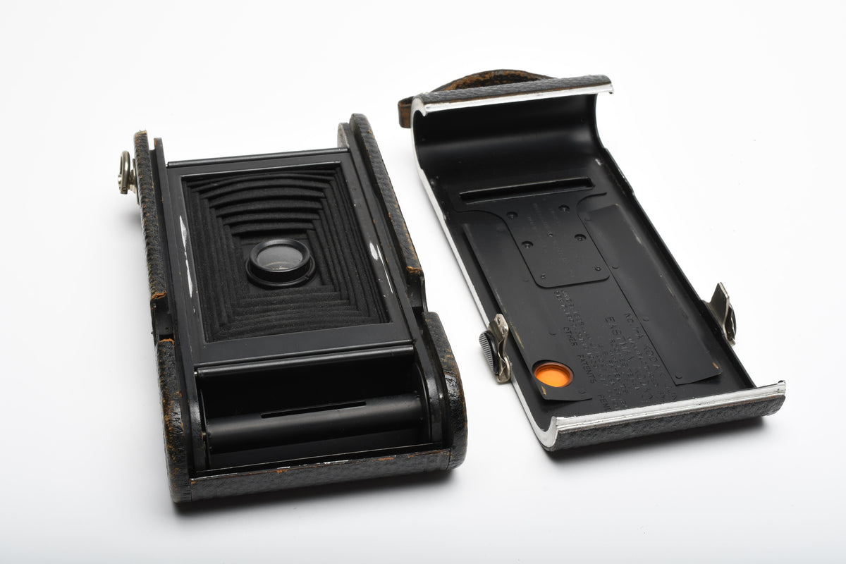 Kodak 1A Junior 116 folding vintage camera w/Stencil, works