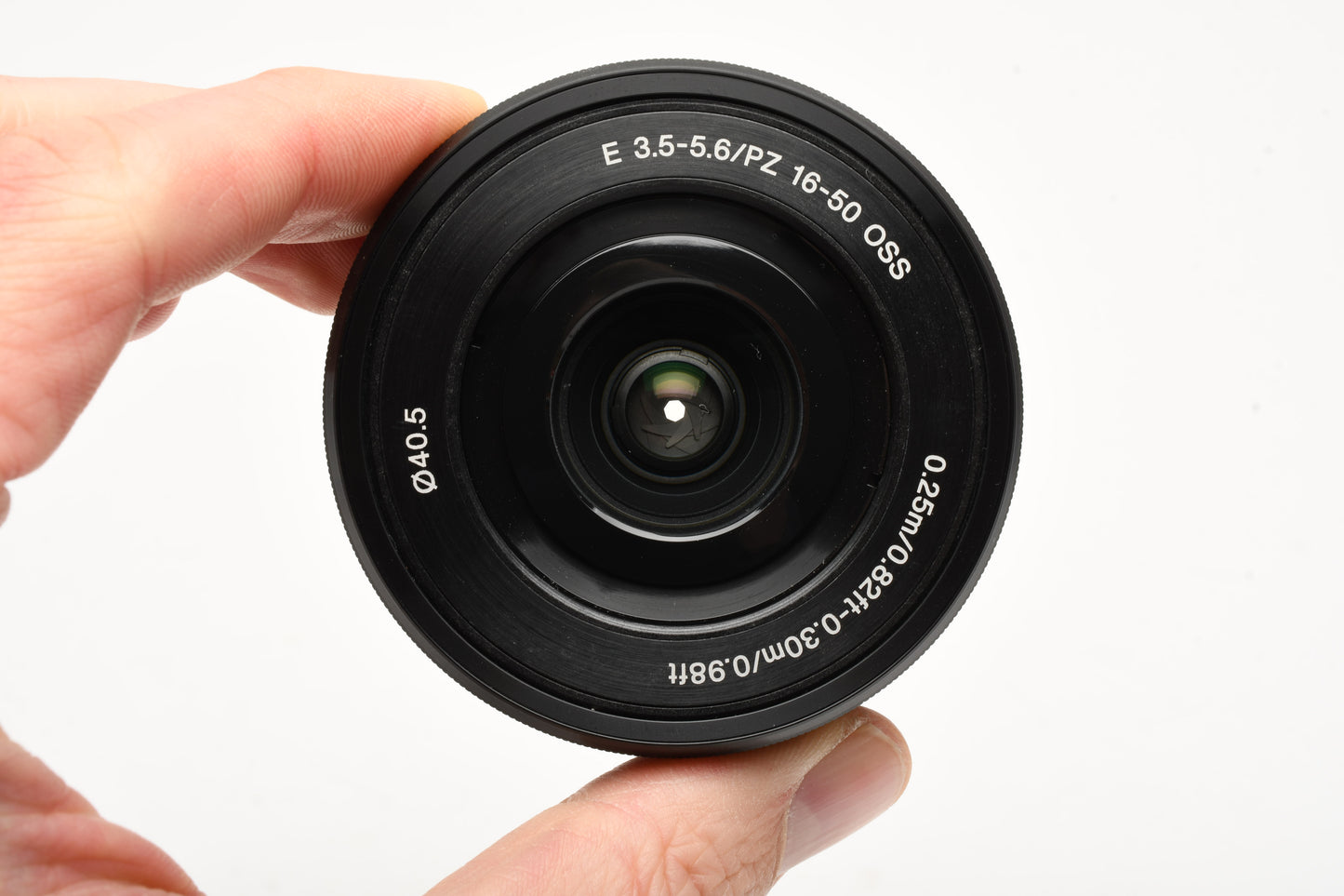 Sony 16-50mm f3.5-5.6 E-Mount OSS zoom w/Caps (Black) Clean