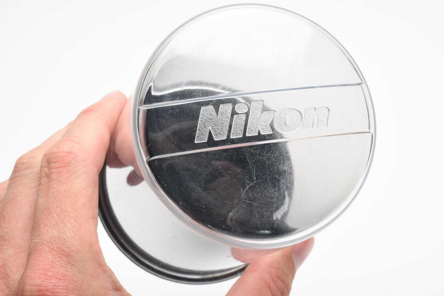 Nikon 5" tall Bubble lens case, Good