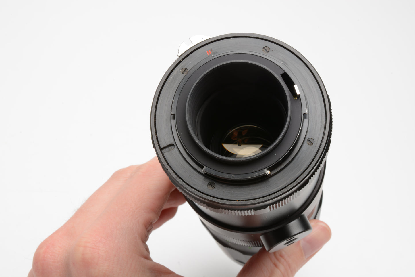 Soligor 90-230mm f4.5 Nikon F mount 2-touch zoom lens, clean, w/Caps + Case