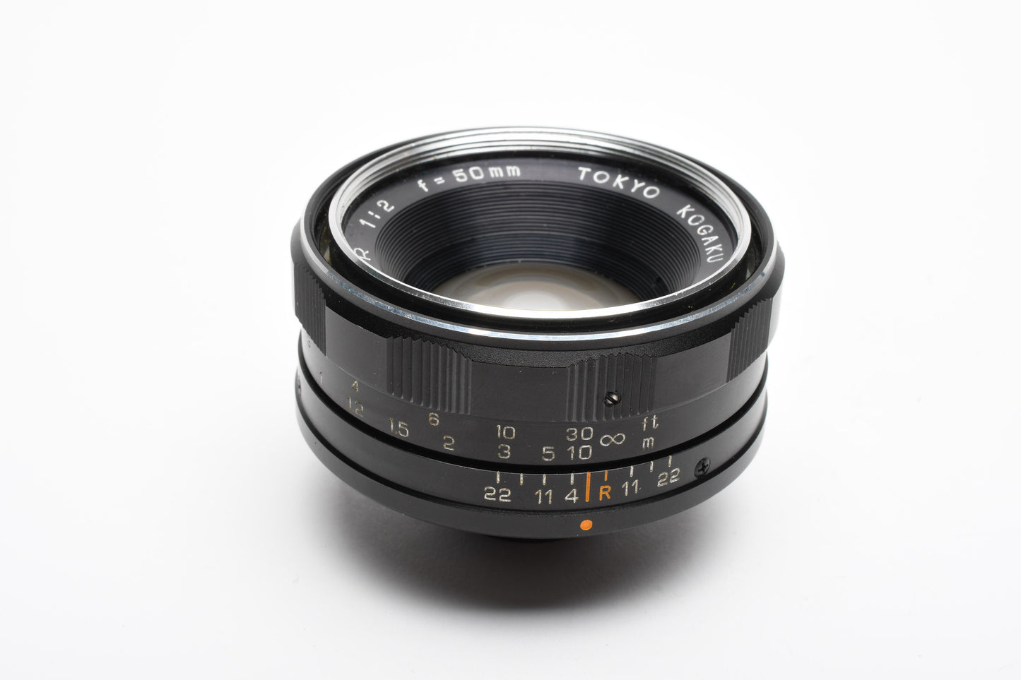 Topcon Hi Topcor 50mm f2 Lens Tokyo Kogaku w/Caps + Fitted case