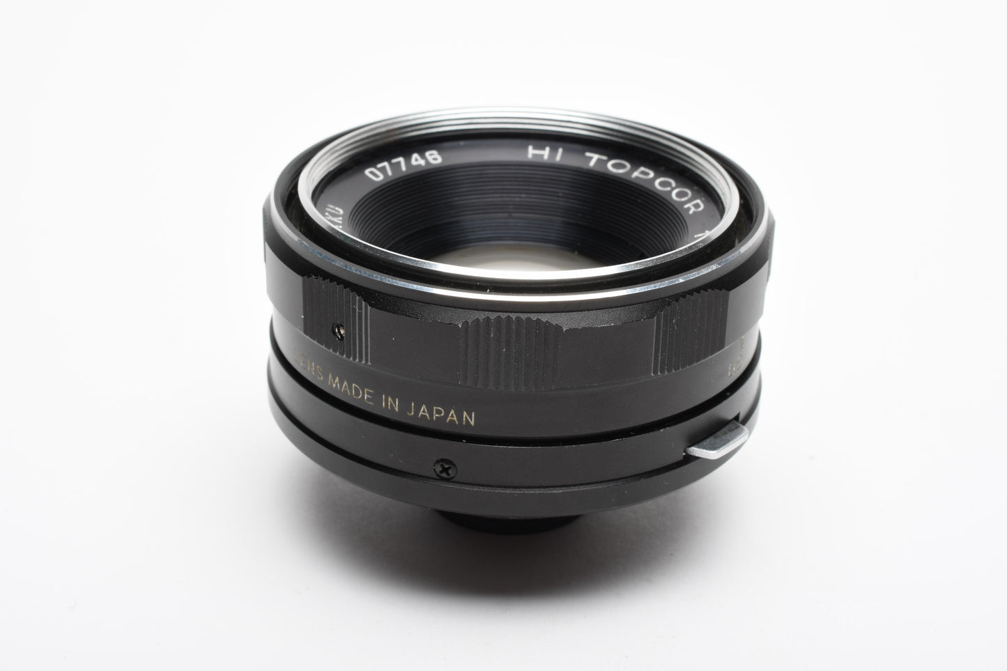 Topcon Hi Topcor 50mm f2 Lens Tokyo Kogaku w/Caps + Fitted case