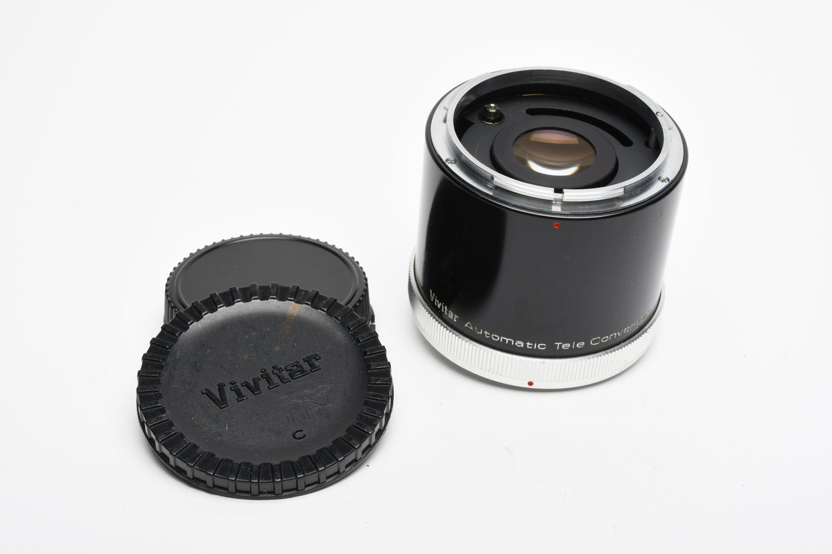 Vivitar 3X-4 Tele converter for Canon FL-FD w/Caps