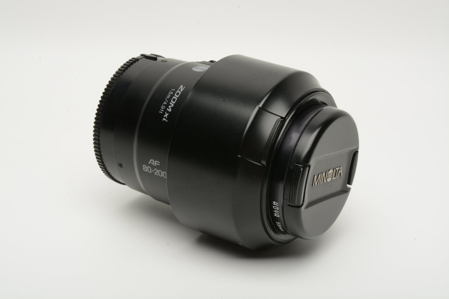 Minolta Maxxum AF 80-200mm f4.5-5.6 Xi Zoom, Hood, UV, Mint-