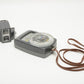 Gossen Lunasix 3 Incident Light Meter, Cases + variable angle attachment, Clean!