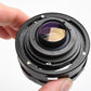 Topcon Hi Topcor 50mm f2 Lens Tokyo Kogaku w/Caps + Fitted case