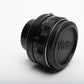 Topcon Hi Topcor 50mm f2 Lens Tokyo Kogaku w/Caps + Fitted case