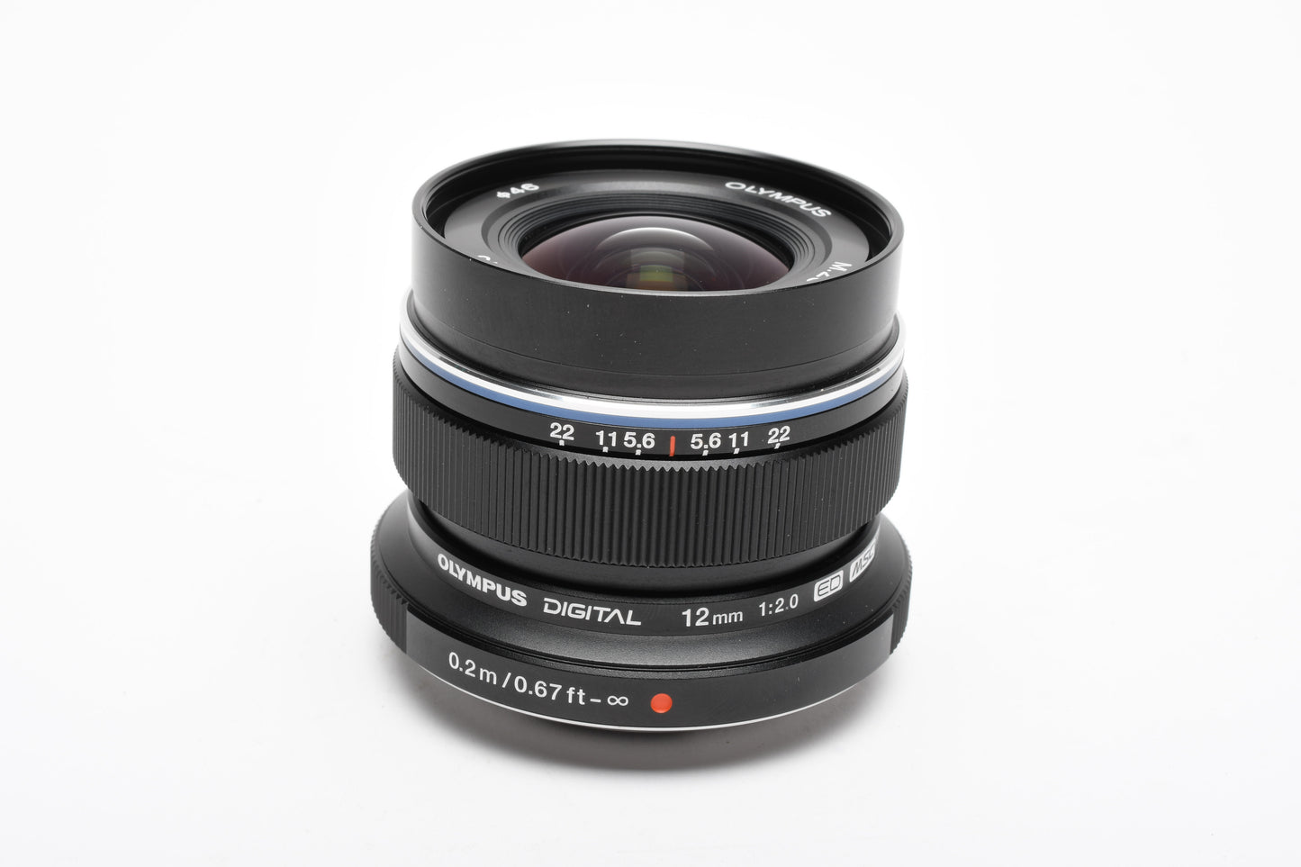 Olympus M.Zuiko Digital ED 12mm F2 (Black), Mint- + UV