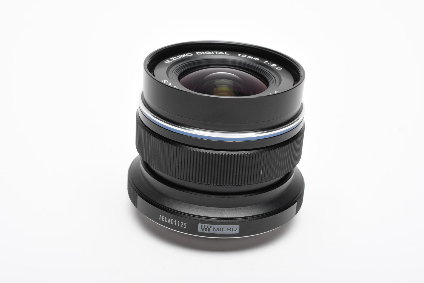 Olympus M.Zuiko Digital ED 12mm F2 (Black), Mint- + UV