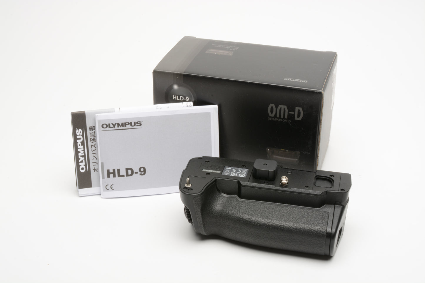 Olympus HLD-9 Power Battery Holder + BLH-1 battery, Mint, Boxed