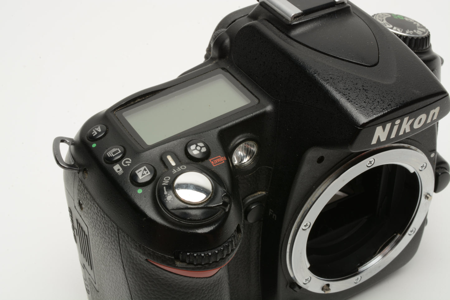 Nikon D90 DSLR body, 2X batts, charger, LCD cover, 29K Acts, works great