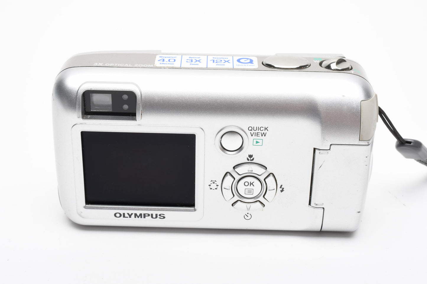 Olympus Camedia D-580 4MP Digital Point&Shoot camera +128MB card, Tested, Great!