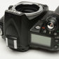 Nikon D90 DSLR body, 2X batts, charger, LCD cover, 29K Acts, works great