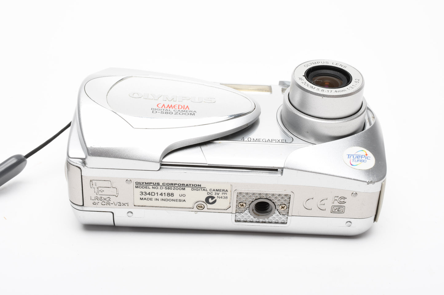 Olympus Camedia D-580 4MP Digital Point&Shoot camera +128MB card, Tested, Great!