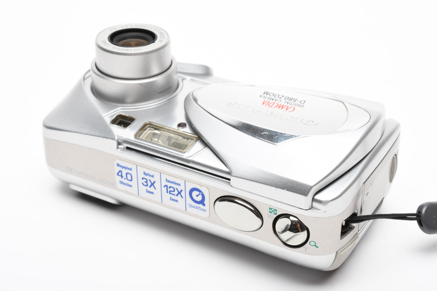 Olympus Camedia D-580 4MP Digital Point&Shoot camera +128MB card, Tested, Great!
