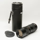 Vivitar 85-205mm f3.8 Telephoto zoom lens w/M42 mount, caps, case, clean