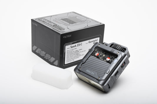 Viltrox Spark Z3-C TTL Mini Flash for Canon Camera Gunmetal Gray Mint-
