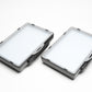 2X Bescor LED-300 Light Kit, Stands, Case, Nice!