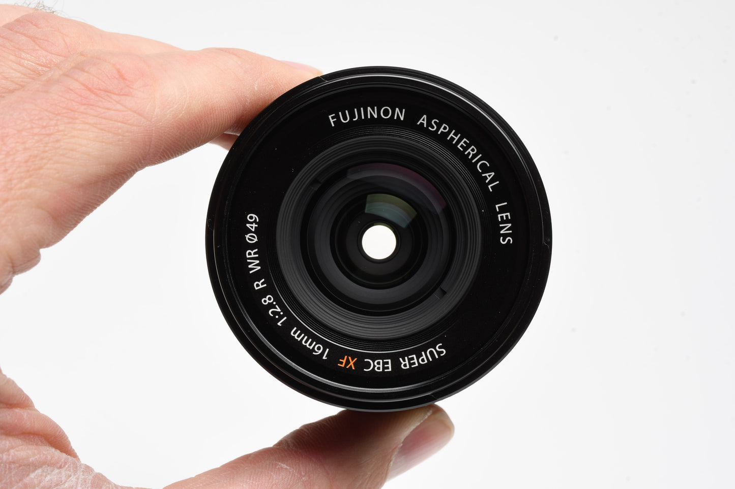 Fujifilm Super EBC XF 16mm f2.8 R WR Aspherical lens, X Mount + Hood, Mint-