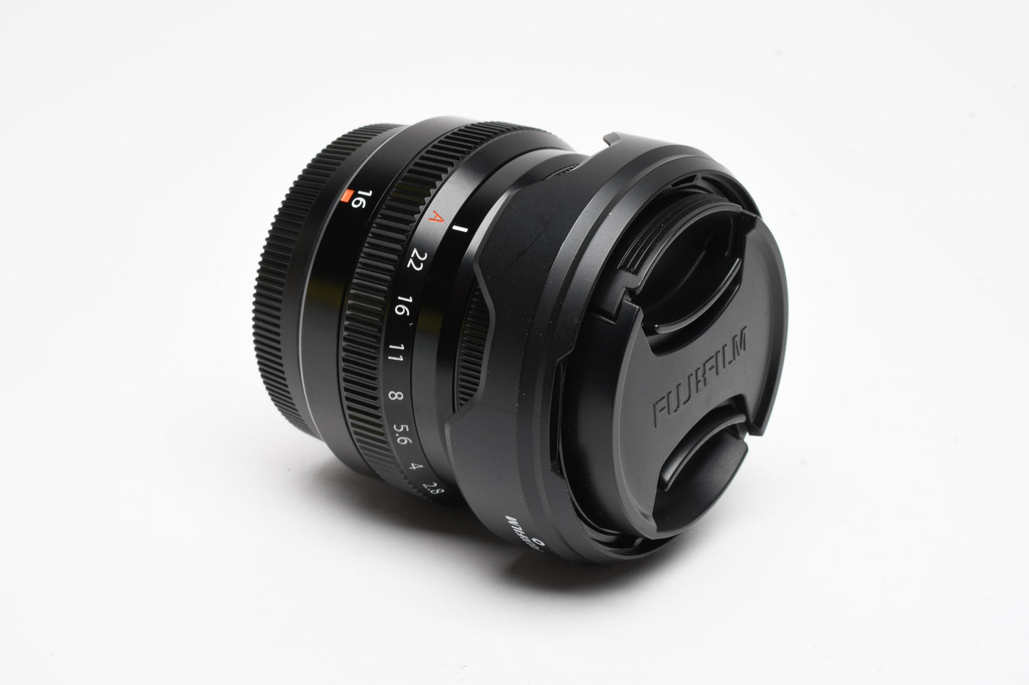Fujifilm Super EBC XF 16mm f2.8 R WR Aspherical lens, X Mount + Hood, Mint-