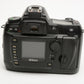 Nikon D70 DSLR body w/batt, charger, strap, Only 2628 Acts!!
