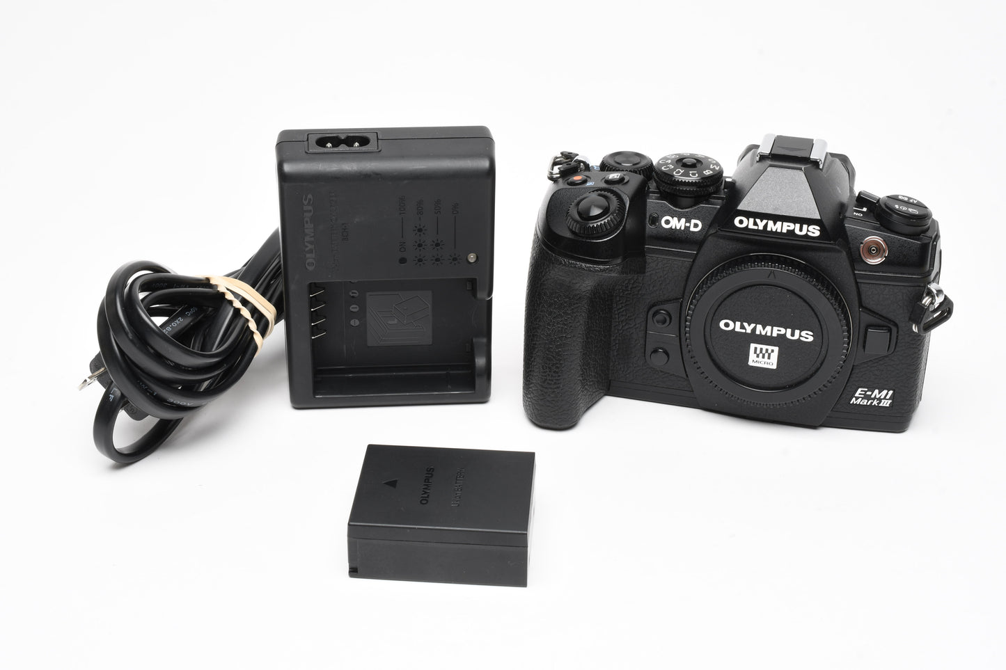 Olympus OM-D E-M1 Mark III Mirrorless Body, 22,777 Acts, Tested, Great