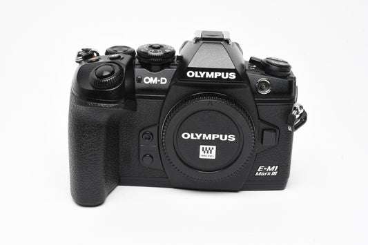 Olympus OM-D E-M1 Mark III Mirrorless Body, 22,777 Acts, Tested, Great