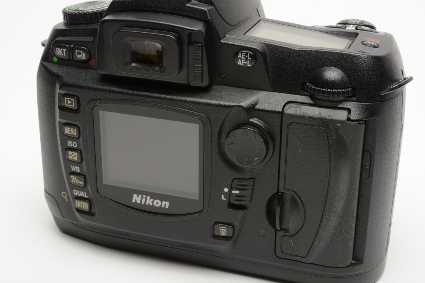 Nikon D70 DSLR body w/batt, charger, strap, Only 2628 Acts!!