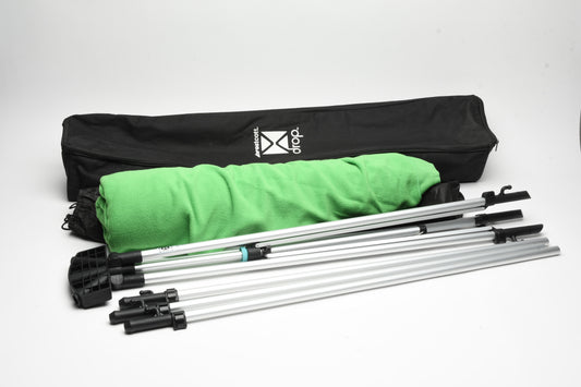 Westcott X-Drop Kit 5 x 7' Green Screen, Case, Clean!