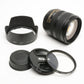 Nikon AF-S Nikkor 18-70mm f3.5-4.5G ED DX IF w/caps, hood, UV, works great