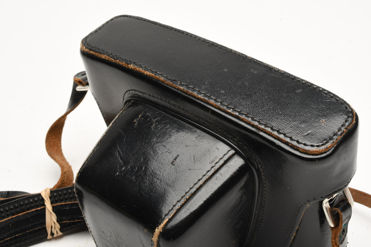 Leica Leitz M4 black eveready leather case, Nice & Clean, w/strap