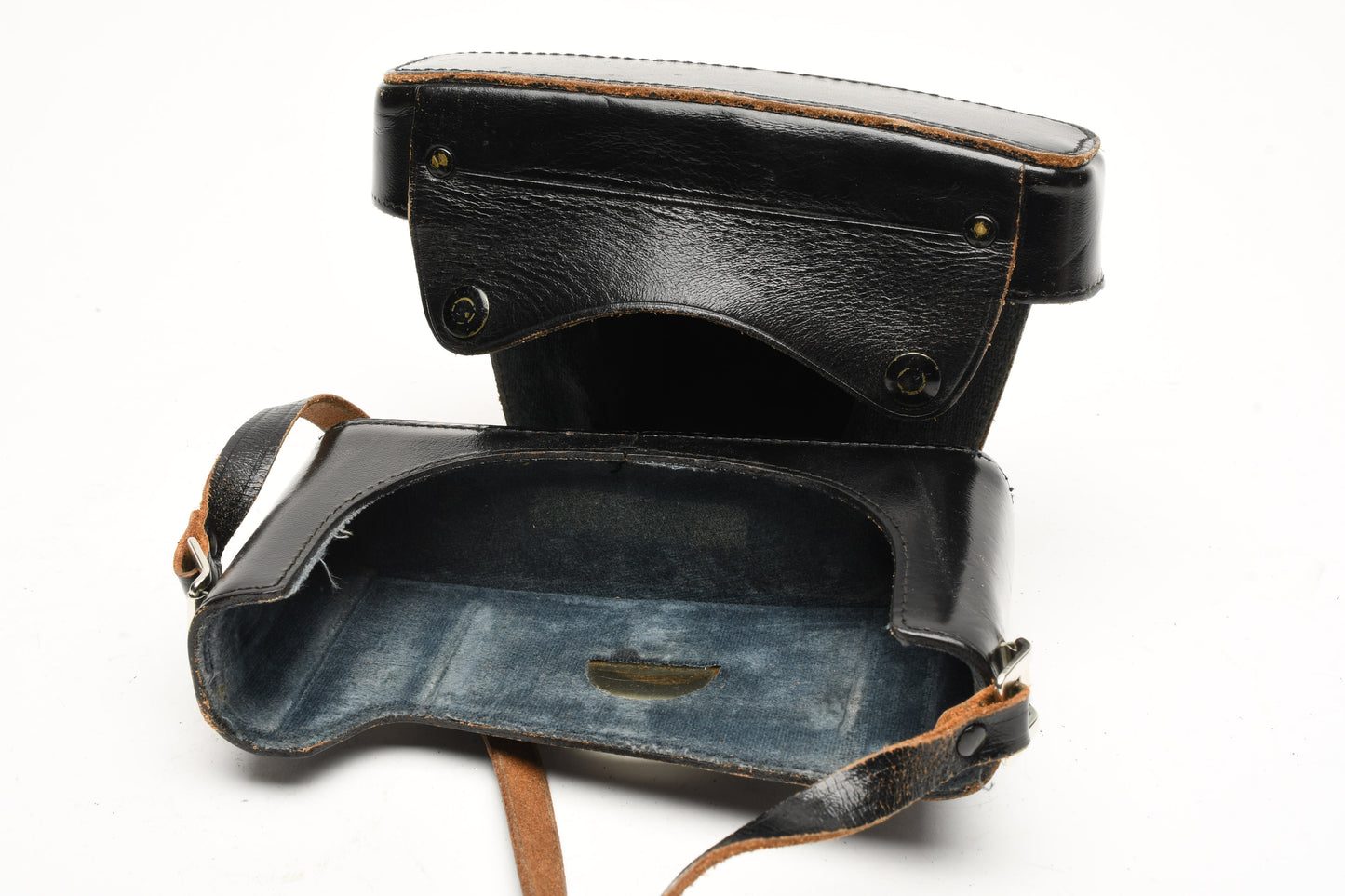 Leica Leitz M4 black eveready leather case, Nice & Clean, w/strap