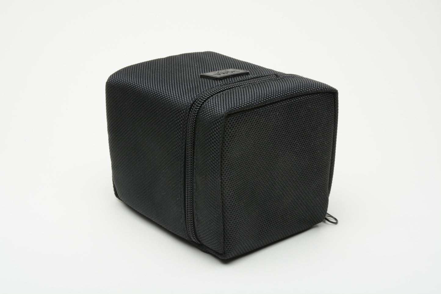 Sigma padded lens case ~5" tall, 4" square, very clean (Black)