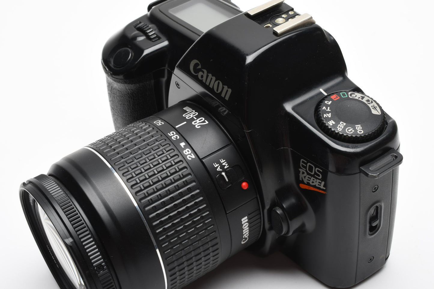 Canon EOS Rebel 35mm SLR EF 28-80mm F3.5-5.6 II, strap+manual, Great