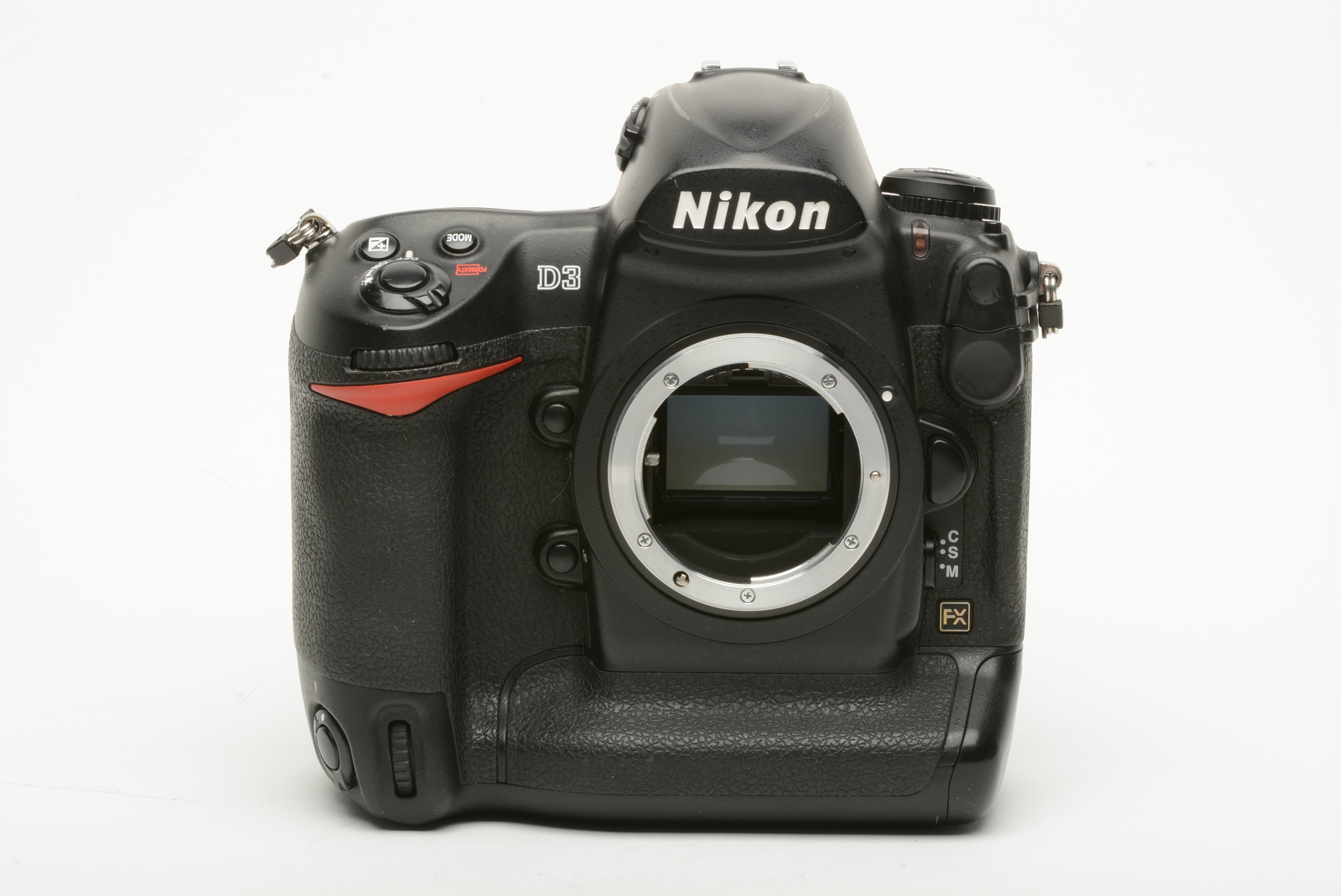 Nikon D3 12.1MP DSLR body, 2batts, charger, strap, manuals 73K