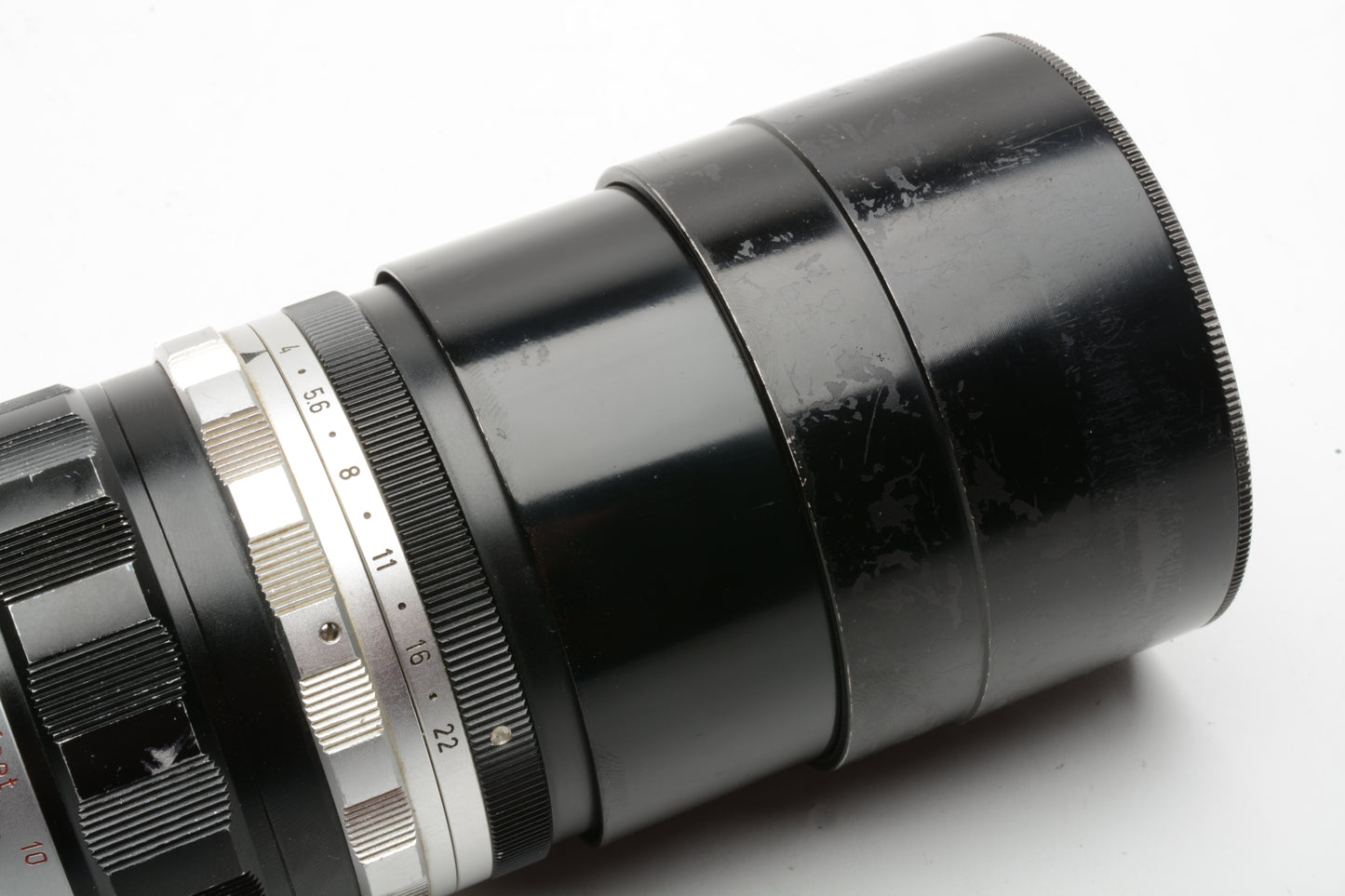 Leica Leitz Telyt 200mm F4 Prime Telephoto Lens for Visoflex + UV and caps