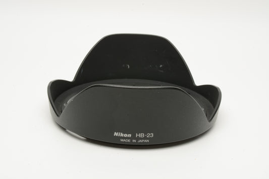 Nikon HB-23 Petal lens hood for Nikkor AF-S 17-35mm, 12-24mm, 10-24mm, Mint-