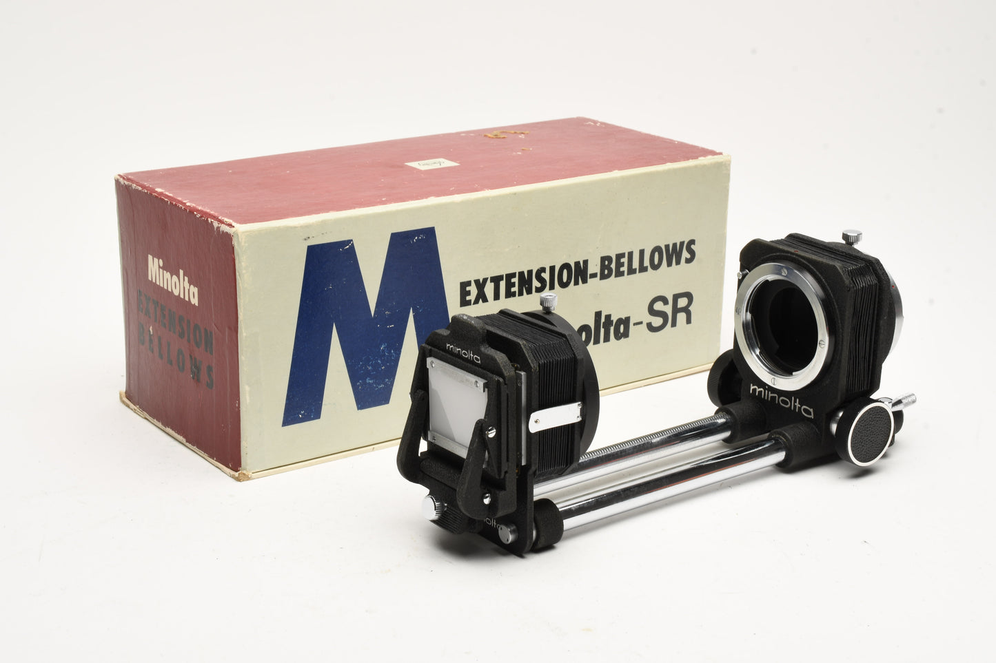 Minolta extension bellows w/Slide copier for SR series, Boxed, Mint-