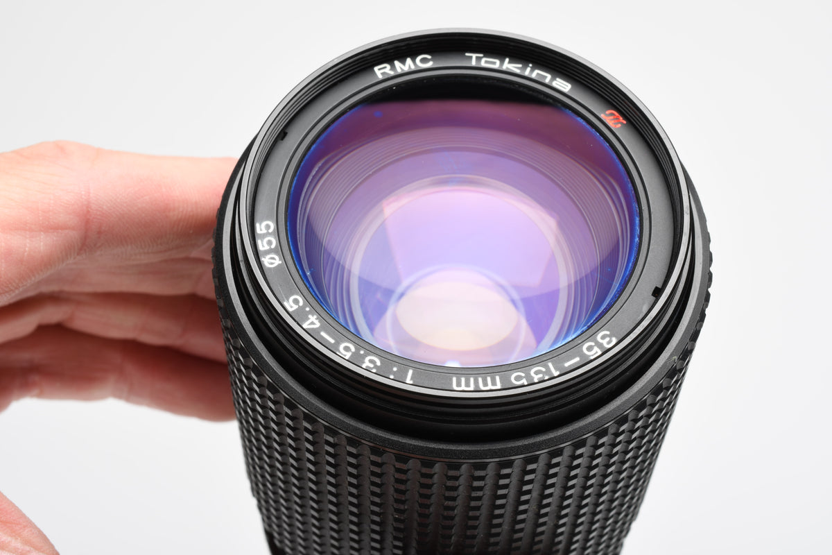 Tokina RMC 35-135mm f3.5-4.5 zoom lens for Nikon Ai-S, Caps, UV, Great