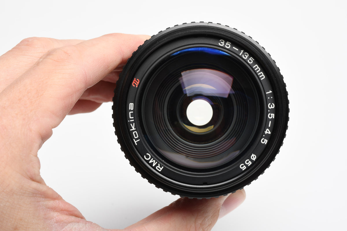 Tokina RMC 35-135mm f3.5-4.5 zoom lens for Nikon Ai-S, Caps, UV, Great
